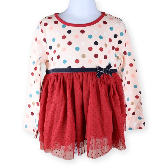 Matilda Jane Ronnie Girls Polka Dot Party Top Size 4 NWT - Picture 1 of 7